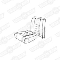 FRONT SEAT COVER KIT-TWO SEATS-(state colour)-'61-'67 ELF