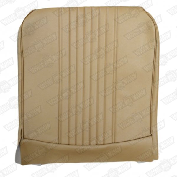 FRONT SEAT CUSHION COVER-BISCUIT-STD.SEATS '69-'73