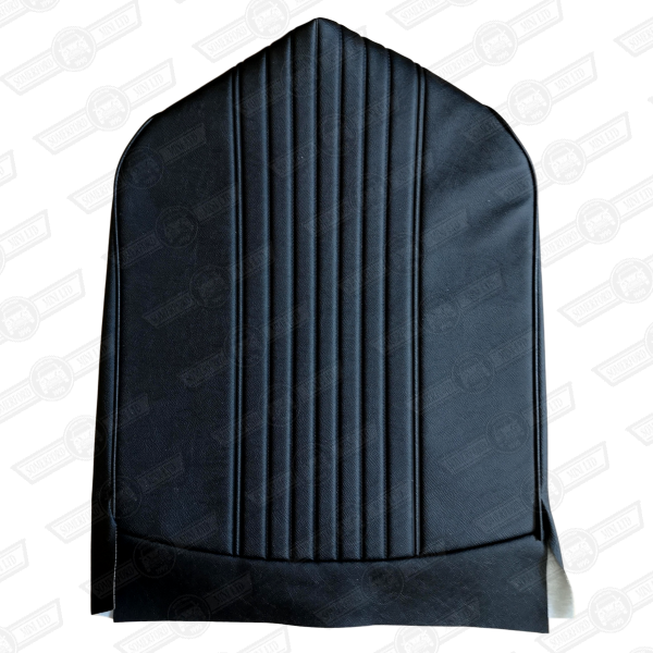 FRONT SEAT CUSHION COVER-BLACK-'67-'69