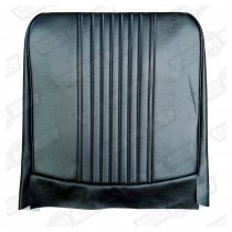 FRONT SEAT CUSHION COVER-BLACK-STD.SEATS '69-'73