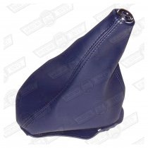 GAITER-GEAR LEVER-PRUSSIAN BLUE/CHROME-MINI '40'