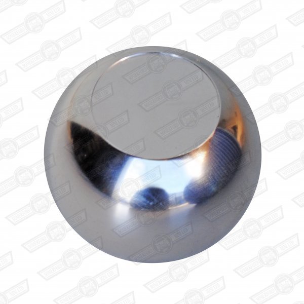 GEAR KNOB- ALLOY BALL SHAPE WITH RECESSED TOP (ACCEPTS EMB..