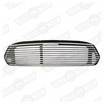 GRILLE-11 SLATS-BRIGHT FINISH-INTERNAL BONNET RELEASE