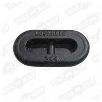 GROMMET-OVAL, RUBBER- REAR BRAKE BACK PLATE