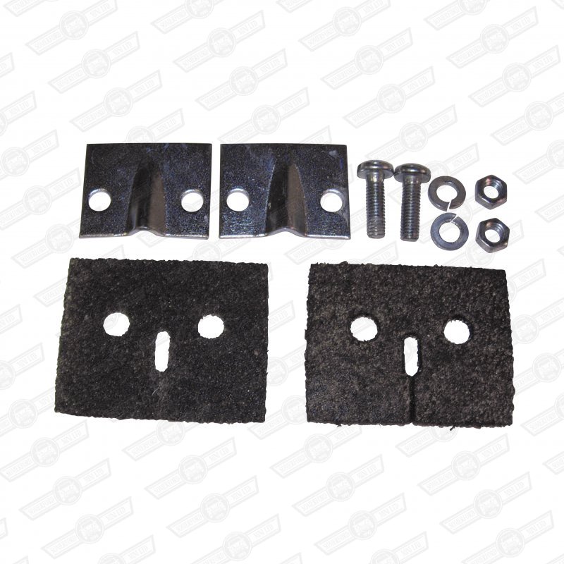 HANDBRAKE CABLE GUIDE KIT(2 x guides, 2 x plates & hardware) Somerford...