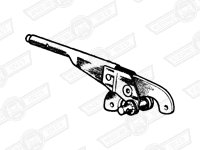 HANDBRAKE LEVER ASSEMBLY-TWIN CABLE-'59-'75