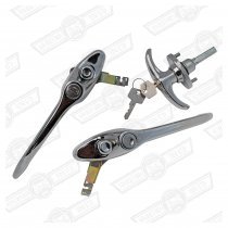 HANDLE SET-EARLY MK3 (3 PIECES) WITH EARLY BOOT LOCK