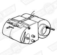 HEATER ASSY. FRESH AIR-4KW-COLD CLIMATES '84-'88