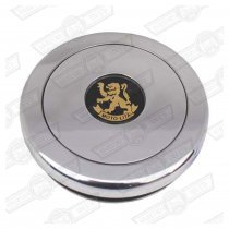 HORN PUSH- POLISHED ALLOY FOR MOTOLITA WHEELS (accepts emb..