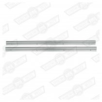 KICK STRIP-INNER SILL, BRIGHT ALLOY-MK1 & 2 '59- '68 (PAIR)