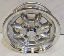SUPERLIGHT ALLOY 5 x 12 SILVER WITH HIGHLIGHTED RIM