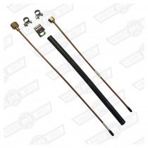 OIL PRESSURE PIPE KIT-3 PIECE, ENGINE TO GAUGE