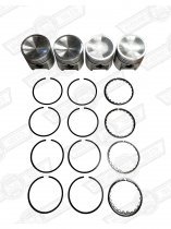 PISTON SET-REPLACEMENT 3 RING TYPE 1275cc STD. SIZE