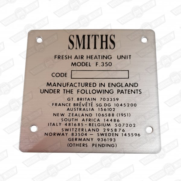 PLATE-HEATER-'SMITHS'-'59-'63