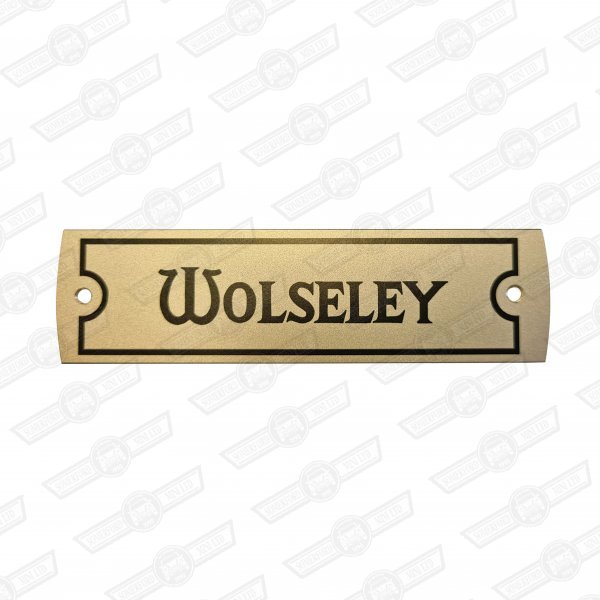 PLATE- ROCKER COVER-'WOLSELEY'-'61-'65