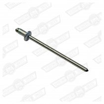 POP RIVET-DOME HEAD, OPEN END- 1/8'' DIA. x 15/64'' LONG