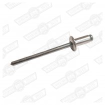 POP RIVET-DOME HEAD,OPEN END-5/32'' DIA. x 15/64'' LONG