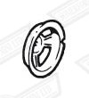BRACKET-AIRCON EVAPORATOR-JAP SPEC '97 ON