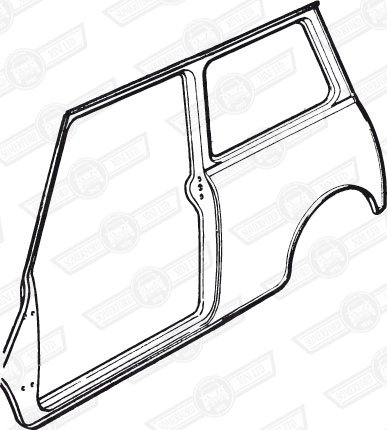 BODYSIDE ASSEMBLY MK1&2 SALOON ('59-'64) R.H.