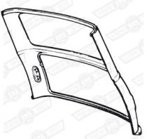 BACK PANEL-GUTTER DOWN-'59-67