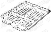 FLOOR ASSY.-ESTATE-SQUARE TUNNEL-ROD CHANGE
