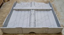 FLOOR ASSEMBLY-COMPLETE-VAN & PICKUP '61-'70 4 FLUTE SILLS