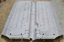 FLOOR ASSEMBLY-COMPLETE-VAN & PICKUP '61-'70 4 FLUTE SILLS