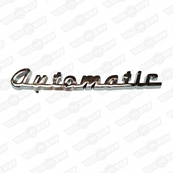 BADGE-BOOTLID-'AUTOMATIC' SCRIPT-MK1/2