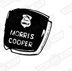 BADGE-BONNET,'MORRIS COOPER'-MK2-NON GENUINE