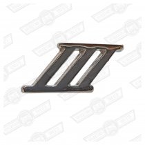 BADGE - ' III ' (THREE) SCRIPT-MK3-BOOT LID
