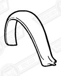 WHEEL ARCH-RH REAR-BLACK-SILVERSTONE