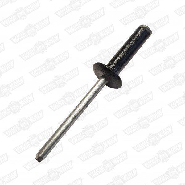 POP RIVET-DOMED HEAD'OPEN END 3/16'' DIA.x 3/4'' LONG-BLACK