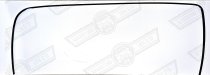 GUTTER TRIM-SALOON,LH-BLACK-GENUINE