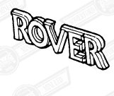 BADGE-BOOTLID-'ROVER'-CHROME-'91-'96-JAPAN ONLY