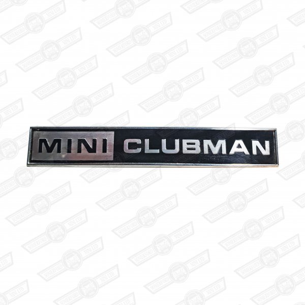 BADGE-BOOT LID-'MINI CLUBMAN'-'69-'75