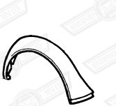 FLARE-FRONT WHEEL ARCH-RH-PAINTED-ROVER CABRIOLET