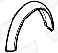 FLARE-REAR WHEEL ARCH-LH-PAINTED-ROVER CABRIOLET