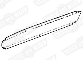 PLATE-WOOD EFFECT-FRONT WING LH-ESTATE-'69-'76