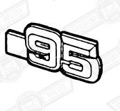 BADGE-REAR TAILGATE-'95' PICK-UP-'80 ON
