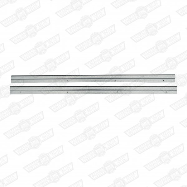 KICK STRIP-INNER SILL, BRIGHT ALLOY-MK1 & 2 '59- '68 (PAIR)