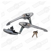 HANDLE SET-MK3, CHROME-(2 x DOOR 1 x BOOT)