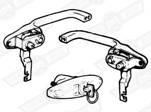 HANDLE SET-MK3-BLACK (3 PIECE)