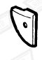 COVER-REAR DOOR SEAL LH-ROVER CABRIOLET