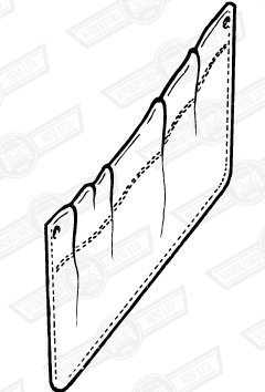 DOOR POCKET-LEATHER-BLACK-LH-'99-'00