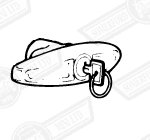 HANDLE-BOOTLID-NIMBUS GREY-MK3