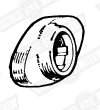 ESCUTCHEON-MK1 BOOT HANDLE
