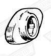 ESCUTCHEON-MK1 BOOT HANDLE