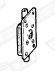 LOCK ASSY.(LESS RODS)-VAN & ESTATE REAR DOORS