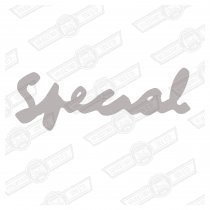 DECAL-BOOTLID-'SPECIAL'-SILVER-EUROPE