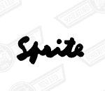 DECAL- BODY SIDE 'SPRITE' ADVANTAGE GREY, JAPAN
